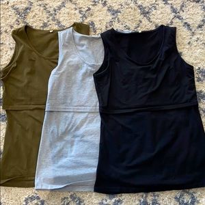 Nursing tank tops